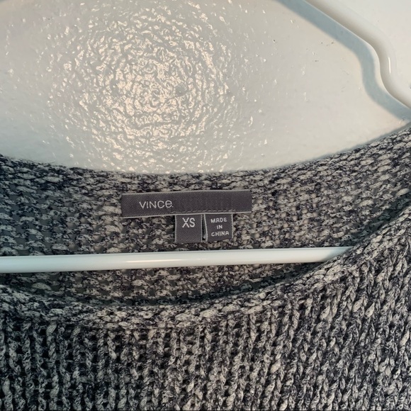 Vince Drop Shoulder Sweater Gray Yarn - Picture 11 of 13